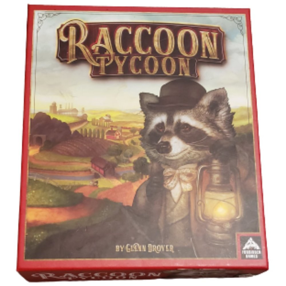 Forbidden Games 2019 Racoon Tycoon Strategy Board Game 8+ 2-5 Players